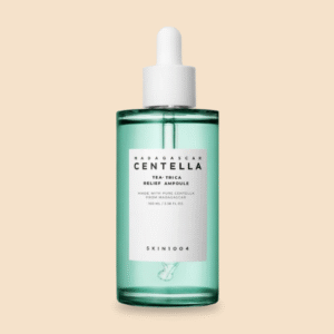 Tea-Trica Relief Ampoule 100 ml Skin1004 – Ampolla calmante en formato grande para piel grasa, sensible o con acné